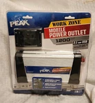 Peak Work Zone 1200 Watt Mobile Power Outlet 2.1 Amp Usb New Sealed.. Fixed Price $75.00.