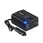 150W Power Inverter 12V Dc To 110V Ac Car Plug Adapter Outlet Converter With .... Fixed Price $25.59.