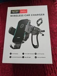 Chgeek Wireless Car Charger, 15W Fast Charging Phone Holder Auto-cla. Fixed Price $15.00.