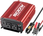 Potek 500W Car Power Inverter Dc 12V To 110V With 2AC Outlets And Usb Port. Fixed Price $69.95.