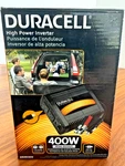 Duracell 400W High Power Inverter 12V Dc Input, Outlet (1) 2.1A USB(5V) New. Fixed Price $27.20.