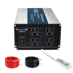 Wzrelb 2000W 36VDC To 120VAC Pure Sine Wave Power Inverter Rv Car Remote Solar. Fixed Price $139.90.