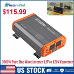 3000W 6000W Pure Sine Wave Inverter 12V Dc To 120V Ac Converter Power. Fixed Price $129.99.
