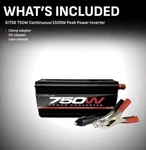 Schumacher X175B Power Converter 750W 120V Output 1500W Peak. Fixed Price $35.00.