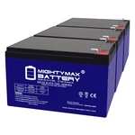 Mighty Max 12V 15AH Gel F2 Battery Replaces Wagan 2485 Power Dome Nx - 3 Pack. Fixed Price $109.99.