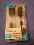 Premier Value Charging Essentials Kit. Micro Usb 1 Amp Car & Wall Charger, Black. Fixed Price $5.00.