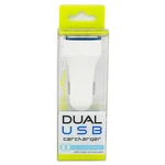 White Color Universal Dual Usb Auto Car 3.1 Power Cigarette Charger Adapter. Fixed Price $10.25.