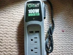 Goxt 100 Watt Inverter Model 23401, Converts Dc Vehicle Power To 115 Ac. Fixed Price $20.00.