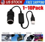 Usb 12V Car Cigarette Lighter Female Socket Converter Adapter Lot Connector. Fixed Price $30.19.