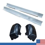 4PC Set For 2007-13 Silverado Door Crew Cab Outer Rocker Panel And Corner Us. Fixed Price $149.99.