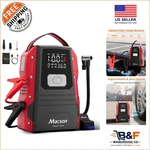 12V Jump Starter With 5000A Peak Power, Tire Inflator & Led Light - Travel Ready. Fixed Price $96.74.