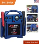 Universal Fit 12V Jump Starter 1700 Peak Amps With Dc Outlet Accessory Power. Fixed Price $327.99.
