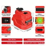 Step Down Converter For Milwaukee 18V With 240W Car Cigarette Lighter Socket. Fixed Price $22.99.