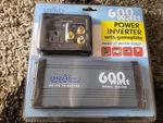Bravo View 600 Watt Power Inverter With Gameplate. Fixed Price $65.00.