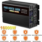 16000W Power Inverter Car/outdoor 12V Dc To 110V Ac Converter With Led Display. Fixed Price $124.99.