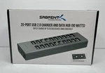 Sabrent 90W 20-PORT Usb 2.0 Fast Charger, 12V Power Supply Included (AX-P20C). Fixed Price $50.00.