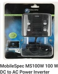 Dc Ac Power Inverter For Auto Use By Mobile Spec MS100W With Usb. Fixed Price $35.99.