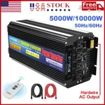 5000W 10000W Power Inverter Dc 24V To 110V Converter W/ 4AC Usb Lcd Remote Rv. Fixed Price $224.99.
