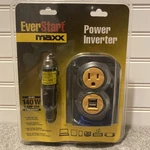 Everstart Maxx Power Inverter 140W - New Bubble Pack!!!. Fixed Price $29.99.