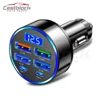 6-IN-1 Multi-port Adapter Car Charger With Display Usb 3.0/3.1A Fast Charging. Fixed Price $5.75.