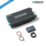 Refurbished Renogy 2000W Pure Sine Wave Inverter Remote Controller 12V Dc To Ac. Fixed Price $235.99.
