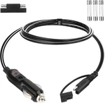 3FT 14WG 12V Cigarette Lighter Plug To Sae Quick Release Adapter Extension Charg. Fixed Price $18.99.