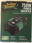 New Battery Tender 12V, 750W Power Inverter Sku: 026-0004-DL-WH. Fixed Price $38.22.