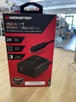 Monster 150W Car Power Inverter- Dc 12V To 110V- Ac Outlet Converter, 2X Usb-a. Fixed Price $24.00.