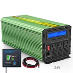 Edecoa Power Inverter Pure Sine Wave 2000W 24V 110V 120V Lcd Truck Van Lorry. Fixed Price $167.97.