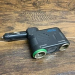 Tracker 12V Car Cigarette Lighter Splitter W/ Battery Guard Dual Outlet. Fixed Price $10.00.