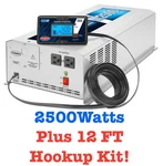 Tundra 2500 Watt Inverter Mod Sine Wave Vdc To 120V W/ 12FT Hookup Kit. Fixed Price $369.00.