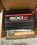 Potek 500W Power Inverter Input: 12V Dc, 52A Output: 120V Ac, 60HZ (read!). Fixed Price $17.67.