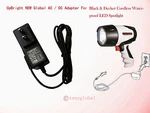 12V Adapter For Black & Decker Cordless Waterproof Led Spotlight FL3WBD SL5W09. Fixed Price $5.99.