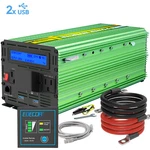 Edecoa Power Inverter 3000 6000 Watt 12V To 110V 120V Ac Lcd Cable Car Rv. Fixed Price $178.71.