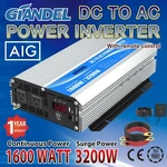 1600W Power Inverter Modified Wave 12V 110V 120V Usa Transistors 4.5M Remote. Fixed Price $99.96.