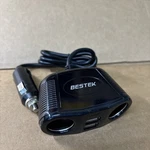 Bestek 150W 2-SOCKET Car Cigarette Lighter Splitter & Usb Power Adapter New!. Fixed Price $12.00.