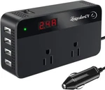 Car Power Inverter, Leicestercn Dc 12V To 230V (200W, Gray) Converter Usb. Fixed Price $16.12.