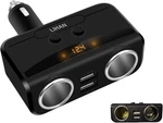 2 Socket Cigarette Lighter Adapter, Car Charger Plug Splitter With Dual Usb Port. Fixed Price $20.24.