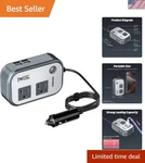 Versatile 200W Car Inverter - 12V Dc To 110V Ac With Usb Ports For All Devices. Fixed Price $39.99.