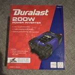 Duralast 200W Modified Sine Wave Inverter 70001A 12V 115V Ac Usb. Fixed Price $10.00.
