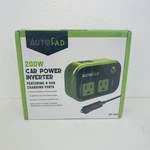 Autofad AF-404 200W Watt Power Inverter Usb Ports & Ac (house Style Outlets). Fixed Price $30.99.