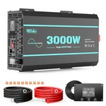 Hqst 3000W 12V Pure Sine Wave Inverter With Lcd Display And Wired Remote Control. Fixed Price $229.99.