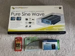 New! Power Bright APS1000-12 Pure Sine Inverter W/ Accessories 1000W 12V To 110V. Fixed Price $299.00.
