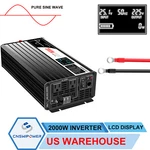2000W Pure Sine Wave Inverter Power Dc 12V 24V 48V 36V To Ac 120V. Fixed Price $166.00.
