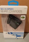 New Goxt 12-VOLT High-speed Quad Charger. Fixed Price $12.00.