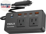 300W Car Power Inverter - Dual Dc 12V To 110V Ac Outlet Adapter Wall Plu. Fixed Price $39.22.