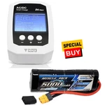Nhx Rc B6 Nex 50W Ac / 200W Dc Charger + 8.4V 5000MAH 7-CELL Nimh Hump Battery. Fixed Price $99.95.