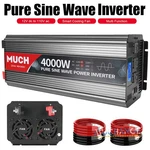 2000W 3000W 4000W Pure Sine Wave Power Inverters, Dc 12V 24V To Ac 110V 120V Lcd. Fixed Price $229.99.