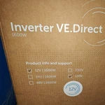 Victron PIN122161500 Inverter 12/1600 120V Ve.direct Nema 5-15R. Fixed Price $361.25.