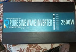 Wzrelb 2500W 24VDC To 120VAC Pure Sine Wave Inverter For Off-grid Solar Systems. Fixed Price $155.00.